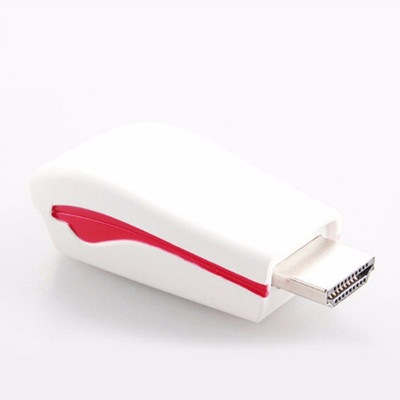 

smacc hdmi to vga with audio HDMI Adapter(Compatible with laptop, computer, pc, White)