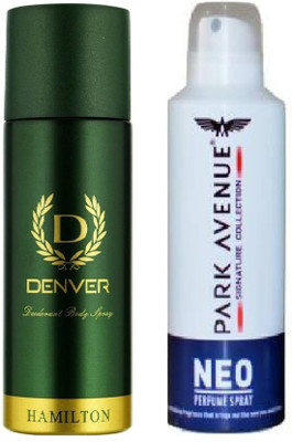 

Denver HAMILTON & PARK AVENUE NEO Deodorant Spray - For Men(295 ml, Pack of 2)