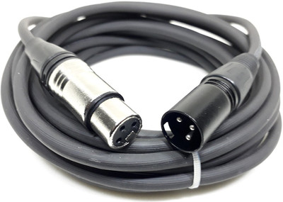

secro Premier Series (3 Pin) Microphone Cable - XLR Male to Female - 100% Pure Oxygen-Free Copper Wire - Premium Professional Grade (2 Meters) Mono Audio Cable(Compatible with Condenser Microphone, Black)