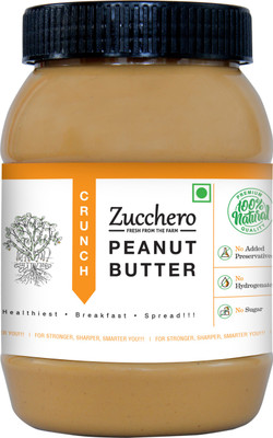 

Zucchero Natural Peanut Butter, Crunchy, Sugarfree 924 g