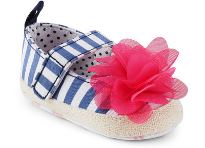 

KITTENS Girls Velcro Ballerinas(Blue