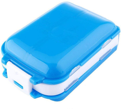 

Lemish 8 Travel 8 Compartment Pill Box Medicine Tablet Holder Organizer Pill Box(Multicolor)