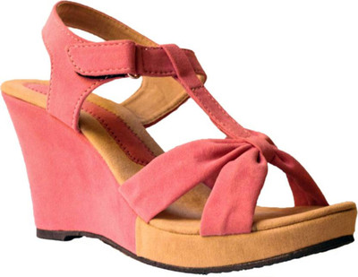 

affron Women Pink Wedges