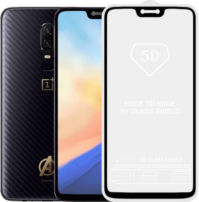 Express Buy Edge To Edge Tempered Glass for OnePlus 6(Pack of 1)