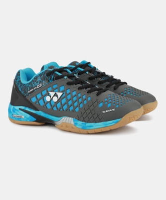 

Yonex B SHOES SUPER ACE03 Badminton Shoes For Men(Blue, Grey, Grey blue