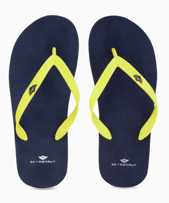 

Metronaut PUMP-5 Flip Flops, Navy/yellow