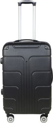 

3G 8018 COMBAT Series ABS  inch/55Cms Hard Sided Luggage Trolley suitcase Cabin Size (BLACK) Cabin Luggage -  inch(Black