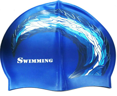 

Shrih Swimming Cap, Unisex Adult (Blue) Snorkeling Cap(Blue, Pack of 1)
