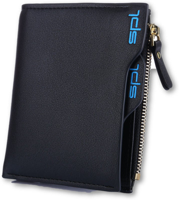 

SPL Boys Black Artificial Leather Wallet(9 Card Slots)