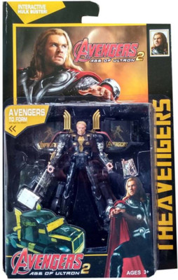 

Kids Fest Avengers Age of Ultron Thor Design Transformer Car Truck Toy Action Figure,Avengers Transformation Deformation Car Truck Action Figure(Multicolor)