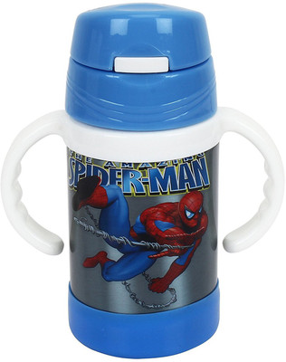 

WonderKart Cartoon Printed Double Layer Stainless Steel Kids Sipper/Water Bottle - Blue - 210 ml(Multicolor)