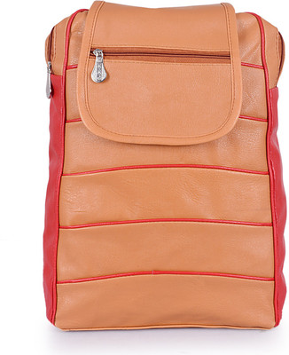 

Crysta Fashion Pithu Backpack CF-03 6 L Backpack(Brown, Red)