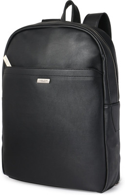 

Carlton London ESL-267-Black Waterproof Backpack(Black, 18 L)