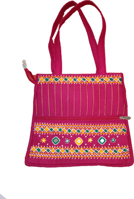 

Empower Trust Tote Bag Multipurpose Bag(Pink, Yellow, 1 L)