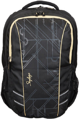

Skybags FOOTLOOSE GIZMO 4 LAPTOP Waterproof Backpack(Black, 27 L)