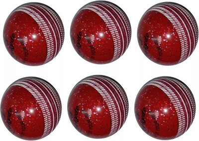 

Prokyde i20 Glitter Cricket Training Ball(Pack of 6, Red)
