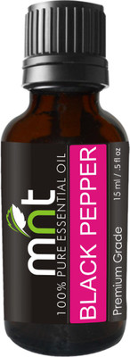 

MNT Black Pepper Essential Oil (15ML) 100% Pure Natura For Aromatherapy, Skin care, Hair & Face(15 ml)