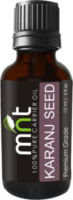 

MNT Karanj Seed Cold Pressed Carrier Oil (15ML) 100% Pure Natural & Therapeutic Grade For Aromatherapy, Skin, Acne & Hair Growth(15 ml)