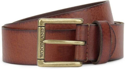 

Woodland Men Casual Brown Genuine Leather Belt