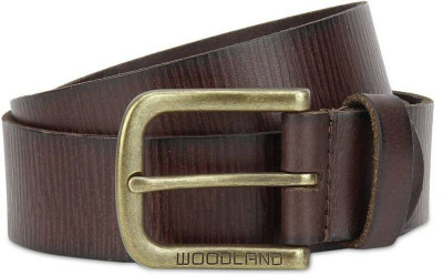 

Woodland Men Casual Brown Genuine Leather Belt