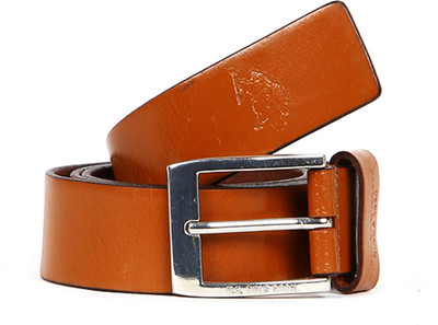 

U.S. Polo Assn Men Tan Genuine Leather Belt