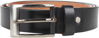 

Wenzel Men Formal Black Genuine Leather Belt