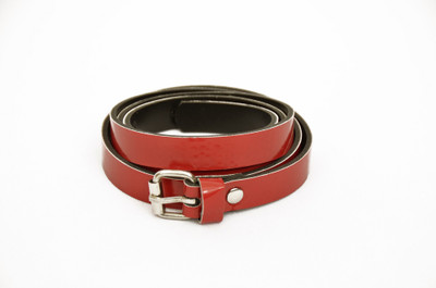 

NUCLEN Women Casual, Party, Evening, Formal Orange Synthetic Belt