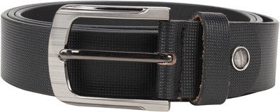 

Wenzel Men Formal Black Genuine Leather Belt