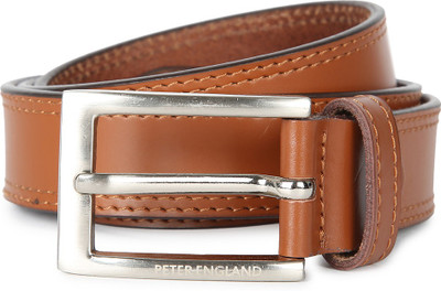 Peter England Men Brown Genuine Leather Belt