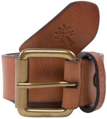 

Woodland Men Casual Tan Genuine Leather Belt