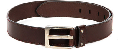 

U.S. Polo Assn Men Brown Genuine Leather Belt, Dark brown