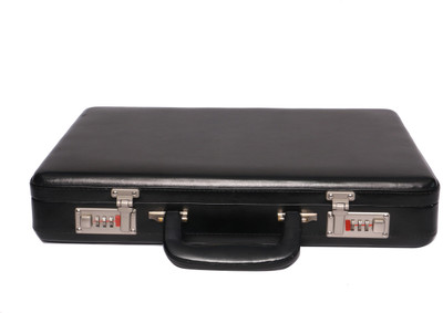 

OBANI Faux Leather Briefcase Medium Briefcase - For Men(Black)