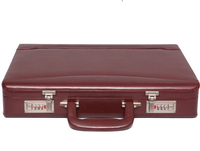 

OBANI Faux Leather Briefcase Medium Briefcase - For Men(Brown)