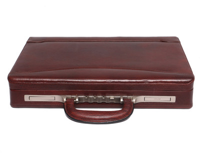 

OBANI Genuine Leather Briefcase Medium Briefcase - For Men(Brown)