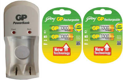 

Godrej S350 With 1300 AA 4pl Camera Battery Charger(White , Green)
