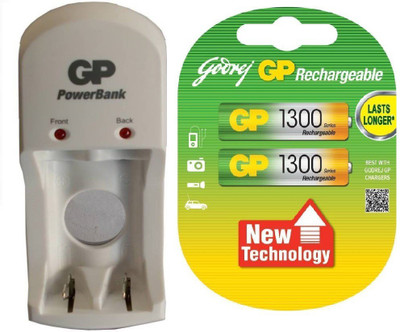 

Godrej S350 With 1300 AA 2pl Camera Battery Charger(White , Green)