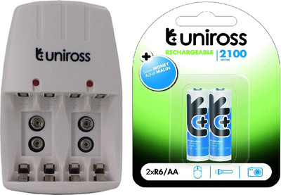

Uniross 9v With 2100 2pl Camera Battery Charger(White, Green)