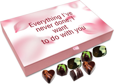 

Chocholik Gift Box - Everything I've never done, I want to do with you Chocolate Box - 12pc Truffles(144 g)
