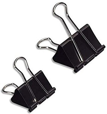

BanteyBanatey 12Pcs 25mm Metal Binder Clip(Set of 12, Black)