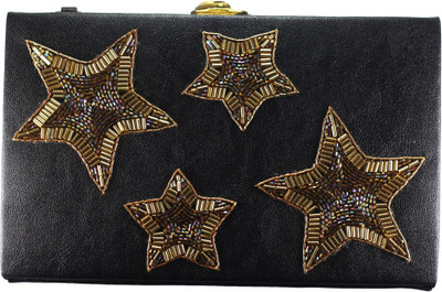 

PRIYAROSE Formal Black Clutch