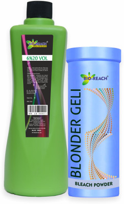 

Bio Reach 6%20 Developer (1000ml) + Blonder Geli (500gm)(Set of 1)