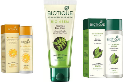 

BIOTIQUE BIO SUNCARE REGIME(Set of 3)