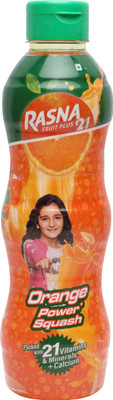 Rasna Fruit Plus 21 Orange Power Squash(750 ml)