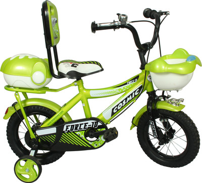 

COSMIC FORCE-10 KIDS BICYCLE 12-INCH GREEN/WHITE 12 T Recreation Cycle(Single Speed, Green)