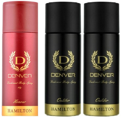 

Denver HONOUR & CALIBER Deodorant Spray - For Men(495 ml, Pack of 3)