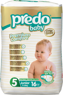 

Predo Baby JUNIOR Eco 11-25kg, Size 5, 16 pcs - XL(16 Pieces)