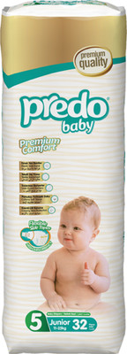 

Predo Baby JUNIOR Advantage 11-25kg, Size 5, 32 pcs - XL(32 Pieces)