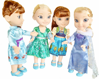 

Vortex Toys NEW 4 PCS DOLL PLAYING FUN WITH THE DOLL FOR GIRLD(Gold)