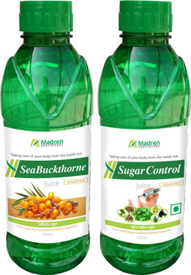 

Madren Healthcare Seabuckthrone & Sugar Care Juice(2 x 250 ml)