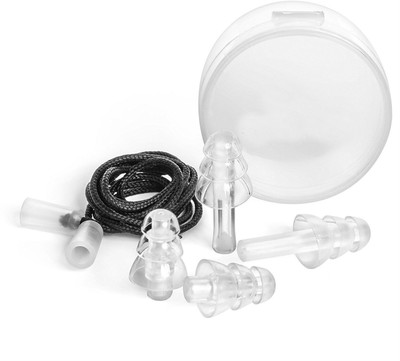

Shrih Silicone Reusable Neck Cord Ear Plugs With Case Ear Plug(Multicolor)